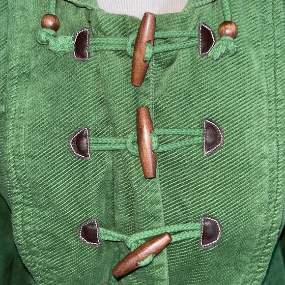 Anthropologie Elevenses Corduroy Toggle Hooded Jacket - Picture 2 of 6